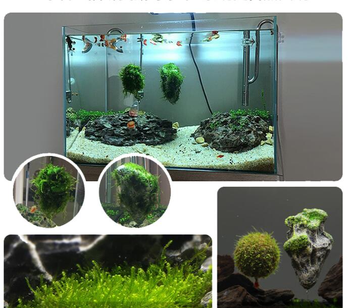 Aquarium Fish Tank Floating Rock Suspended Stone Artificial Floating Pumice Decor flying Rock Ornament