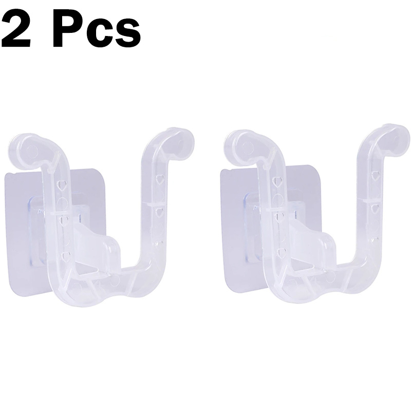 Ganchos para zapatillas de baño, estantes para zapatillas sin perforaciones montados en la pared, estante de almacenamiento autoadhesivo para zapatillas, soporte para colgar zapatos, 2 uds.: Verde claro