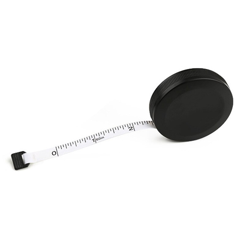 Body Measuring Tape with Tape Measure for Sewing Tailor Fabric Measuring Tape (Retractable Double-Sided Black)