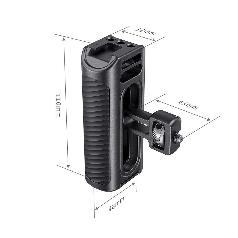 SmallRig Universal- Smartphone Aluminium Seite Griff Für Iphone/Xiaomi SmartPhone KäFeige mit Kalten Schuh Montieren DIY Optionen 2424