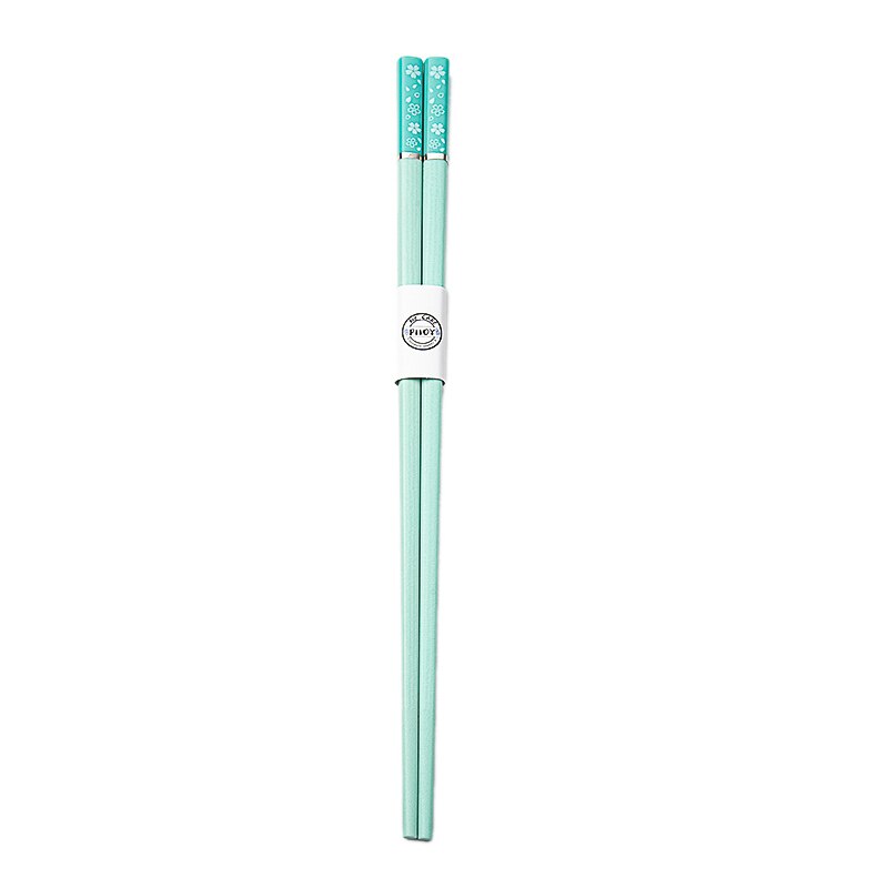 Reutilizable de apoyo para Anime chino palitos para Sushi platos Sakure de fibra de vidrio de palillos vajilla cocina Bar comedor casa jardín: Green
