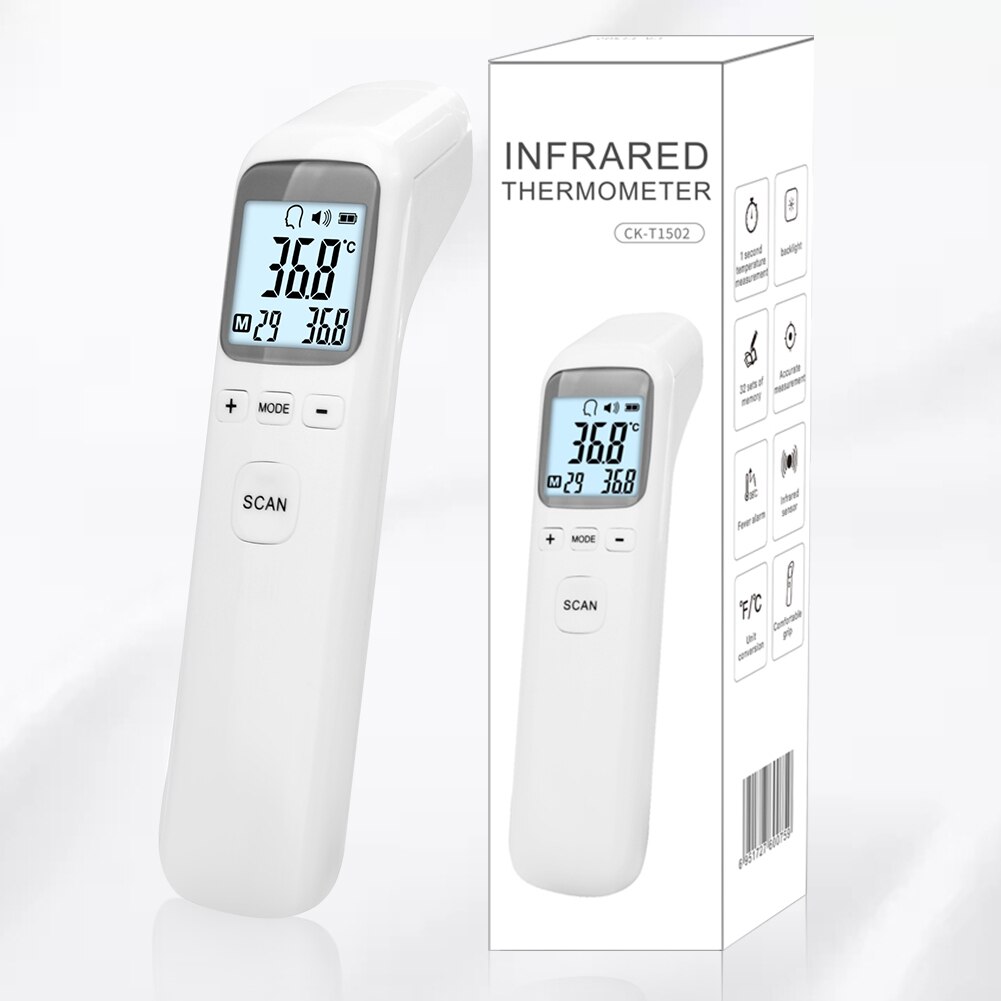 Digitale Voorhoofd Thermometer Backlight Infrarood Lichaam Meten Voorhoofd Body Termometro Koorts Meten Tool Voor Volwassenen Kids