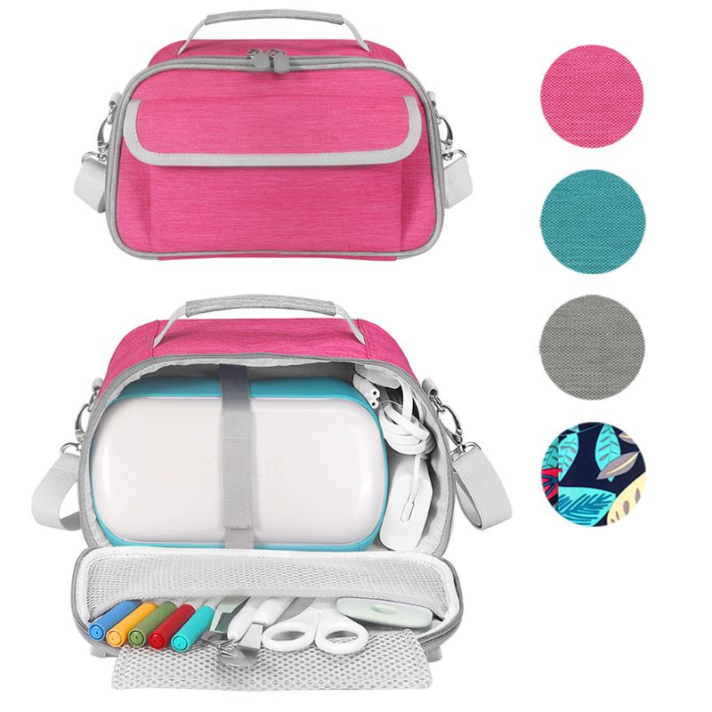 Travel Portable Handbags with Pockets Carrying Case Cover Storage Box Shulder Bag for Cricut Joy Machine Accessories: PK