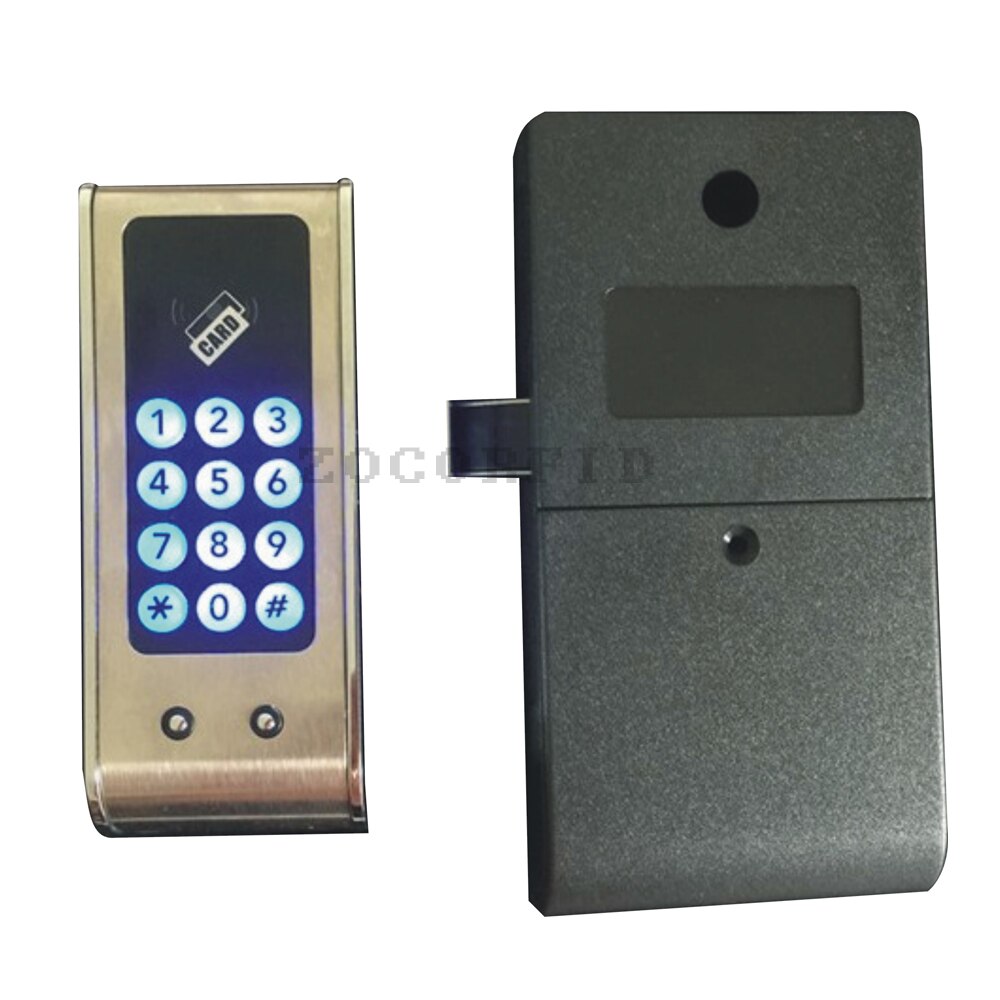 Rfid+ tastatur adgangskodelås rfid digital lås saunalåse til spa swimmingpool gym elektronisk skabslås