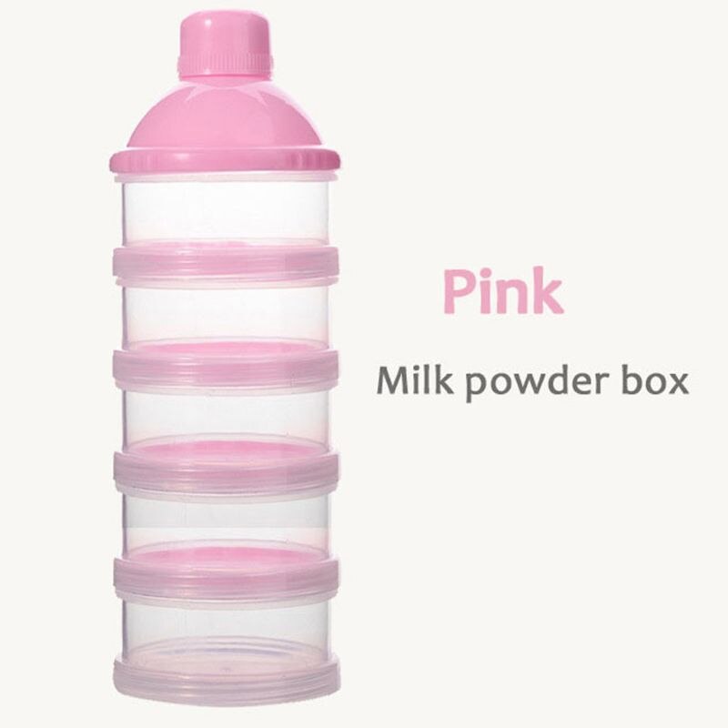 Baby mælkepulver dispenser stabelbar baby fodring rejse opbevaringsbeholder 3 pakke 67jc