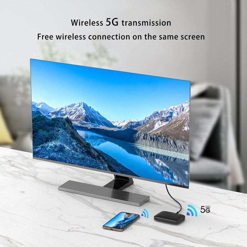 Wireless Same Sn Device Wireless Two-In-One Sn Device for Apple Android WIFI to HDMI