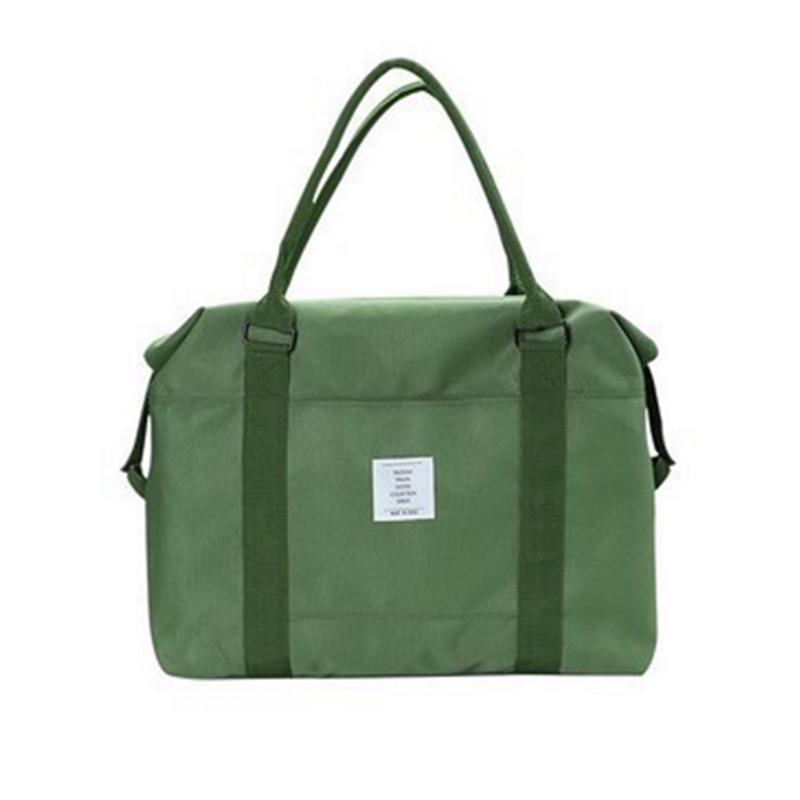 Travel Storage Duffle Bag Shoulder Tote Trolley Hand Ladies Bags Travelling Overnight Bags And Luggage For Women Packing Cubes: Army Green