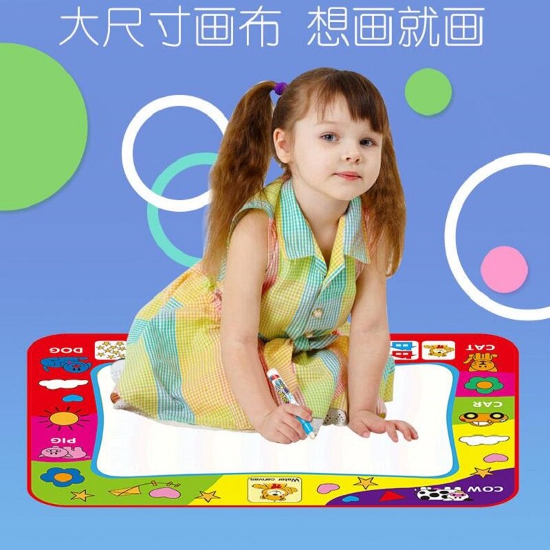 HKYSHP – couverture magique en toile d&#39;eau pour enfants, Puzzle pour bébé, jouet d&#39;éducation précoce, couleur, peinture Graffiti