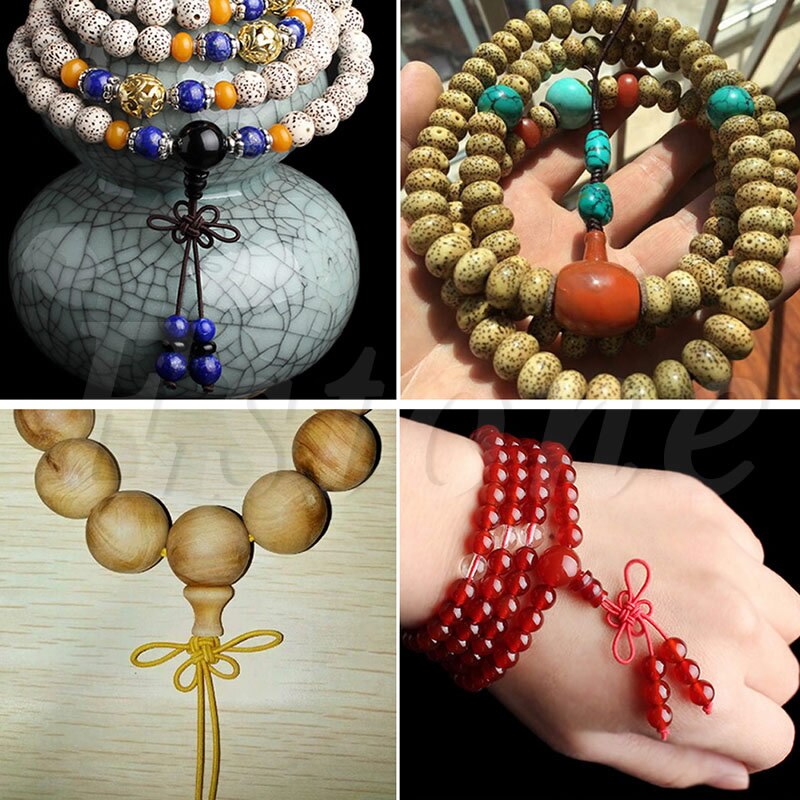 1Roll 45M x 0.8mm Nylon Chinese Knot Macrame Bracelet Braided Cord Thread String