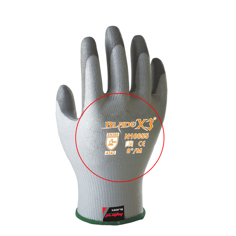 1 X Pair Cut Resistant Work Glove Glass Handing Labor Glove HPPE Anti Cut Safety Protective Gloves Gloves Anti Cut