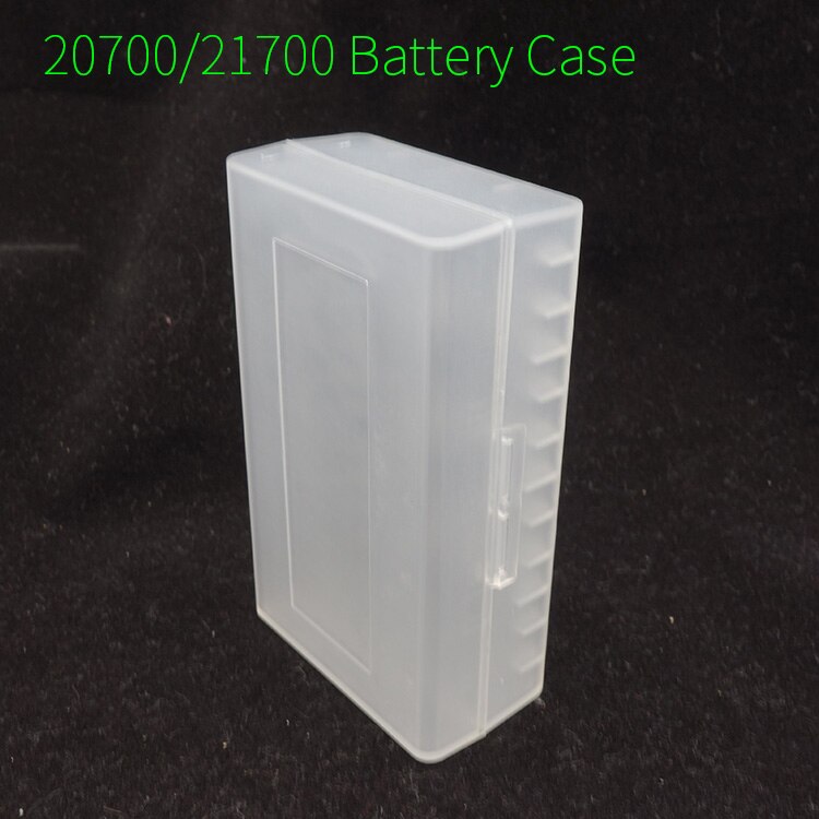 1pc 20700 batterij case draagbare plastic dual box voor 21700 20700