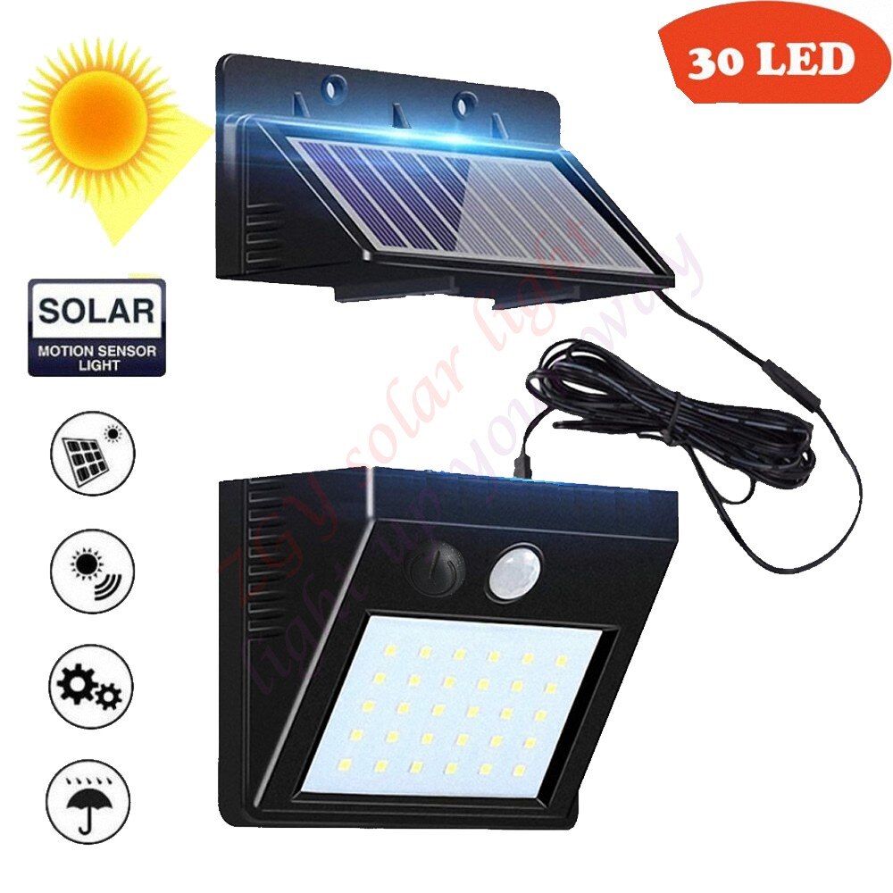 56 led solar light split panel dimmable mode solar lamp garden yard door garage patio lantern security deck fence decor outdoor