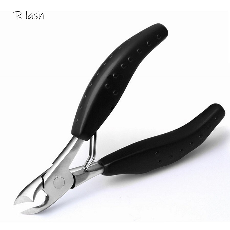 Nail Clipper Cutter Stainless Steel Nail Cutting Trimmer Toenail Fingernail Cutter For Thick Nails: Black