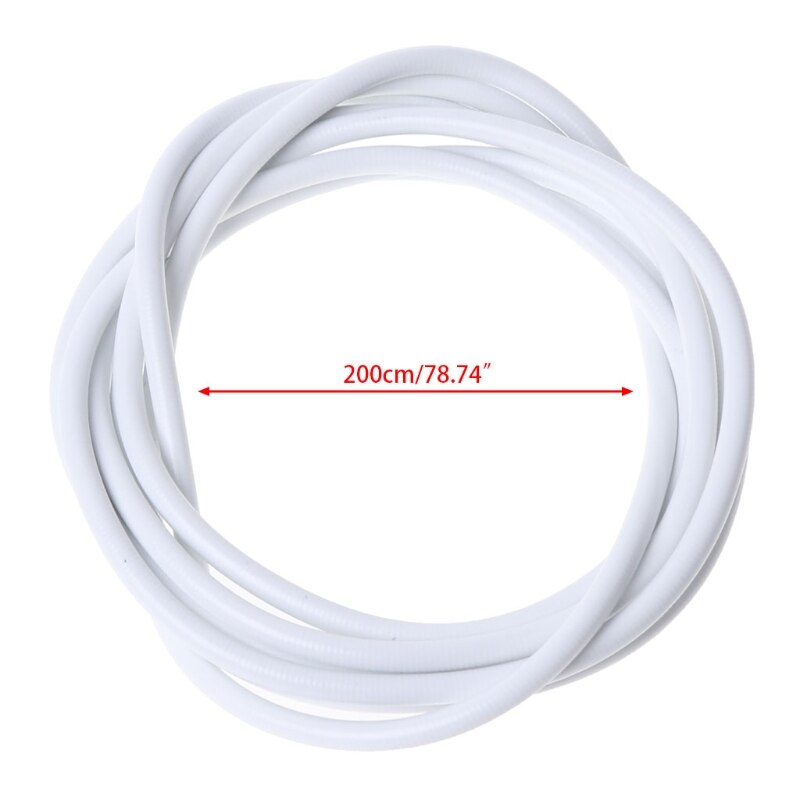 Net Hang 2m Curtain Wire Window Cord Cable String Set With 5 Fish Eyes 5 Hooks 32CC