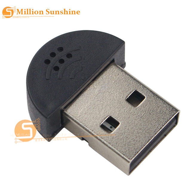 Mini usb 2.0 microfone portátil studio speech mic adaptador de áudio driver livre para computador portátil/notebook/pc/msn/skype