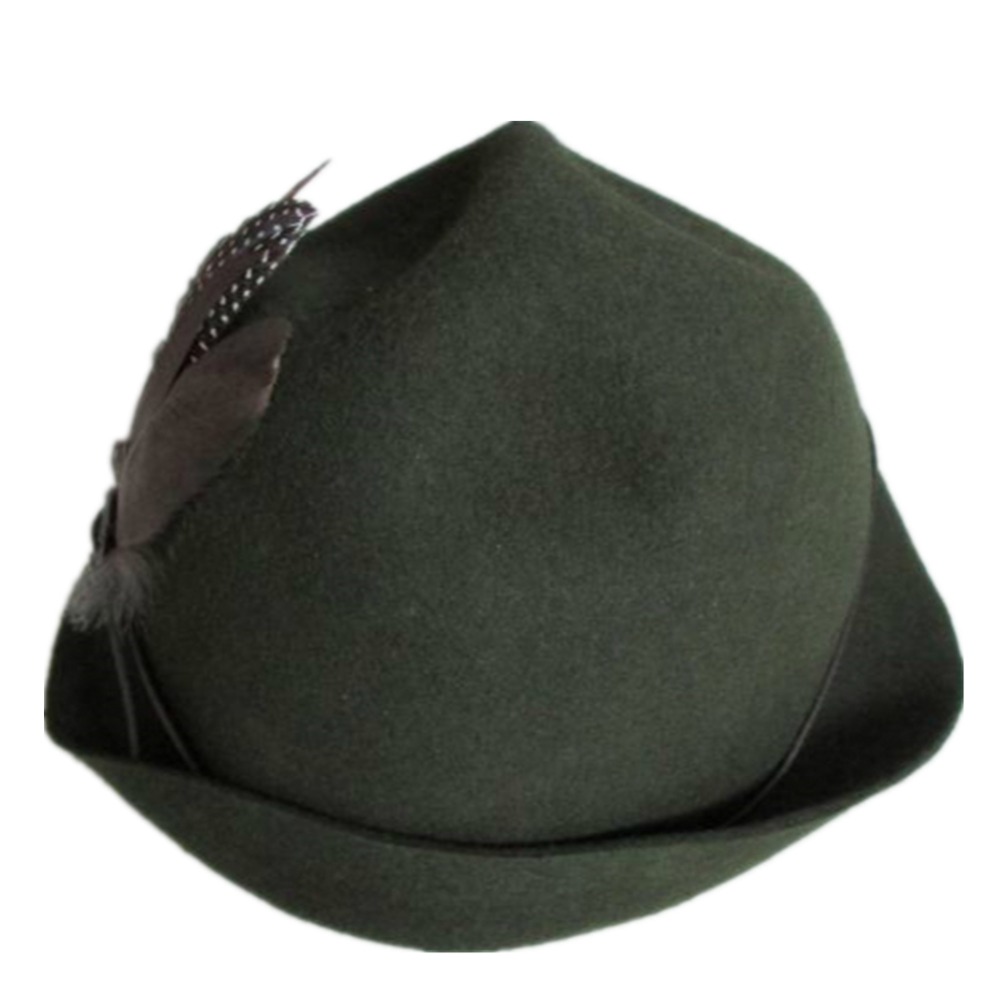 Tyrolean Hat Oktoberfest Wool Bavarian Alpine Felt Hat Chapeau Hat