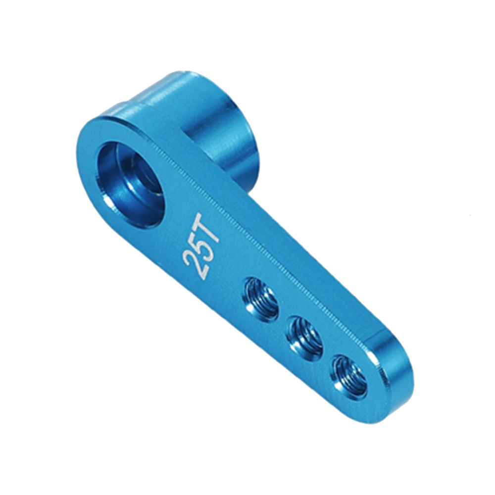 25T M3 aluminio RC Servo brazo cuerno brazo único/doble brazo para 1/10 coche trepador de control remoto barco Futaba HSP Wltoys Axial SCX10 piezas