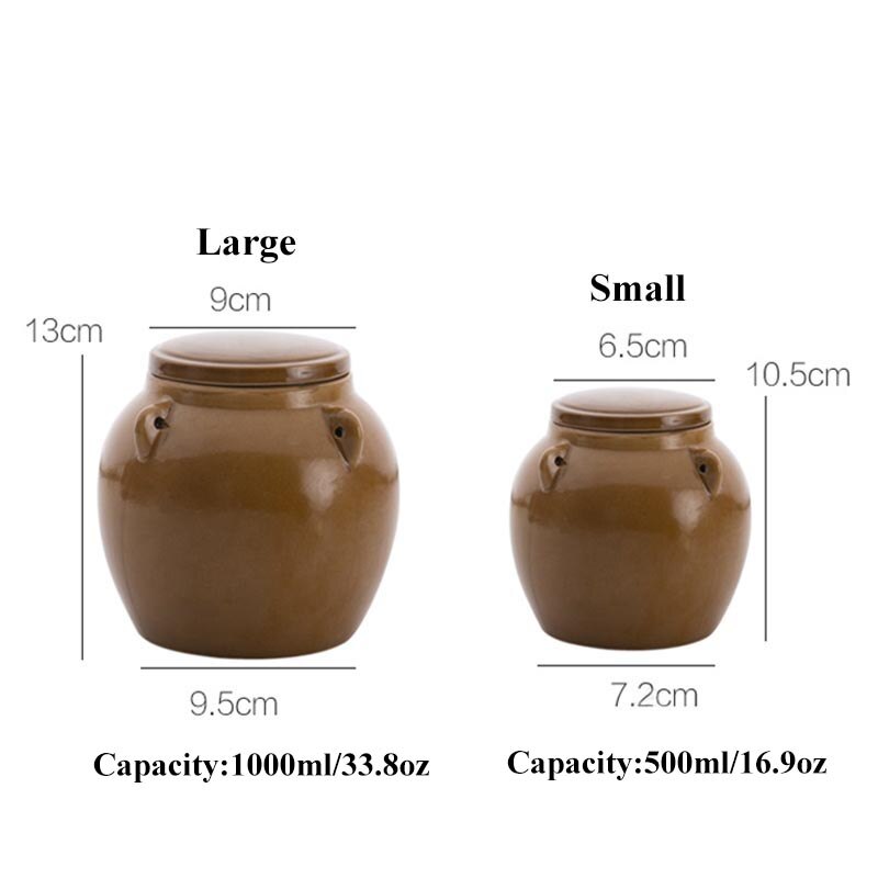 Jahrgang Keramik Gurke Krug Verdicken Lebensmittel Versiegelt Lagerung Gläser Nacht Flecken Gebeizt Gemüse Kohl Container Küche Zubehör