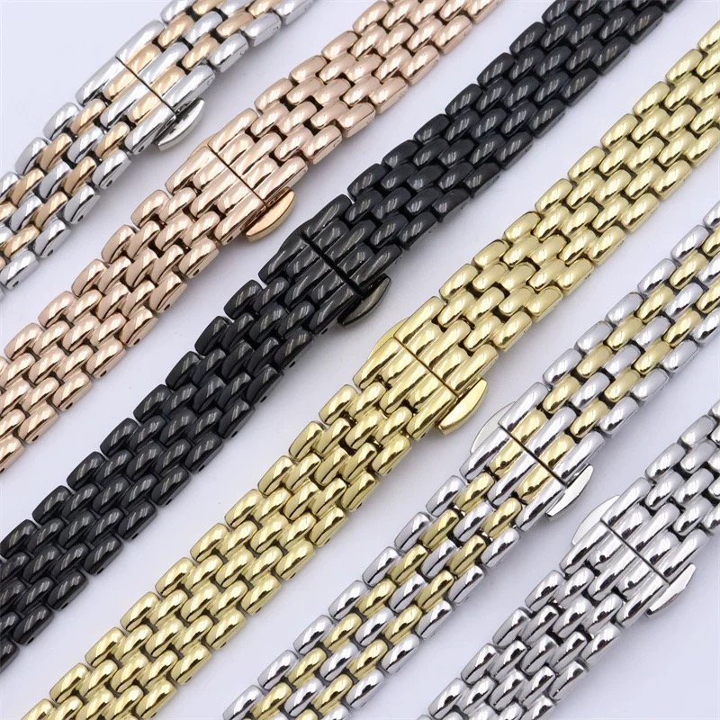 Cinturino Orologio Premium In Acciaio Inox 10/12/14/16mm &ndash; Bracciale Metallo Universale Per Donna
