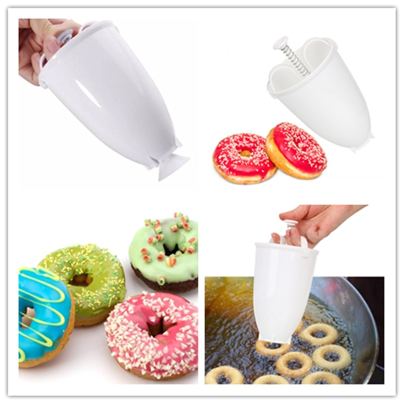 Popular y DIY, máquina de rosquillas de peso, artefacto de plástico ligero para hacer Donuts, molde para donas Waffle M