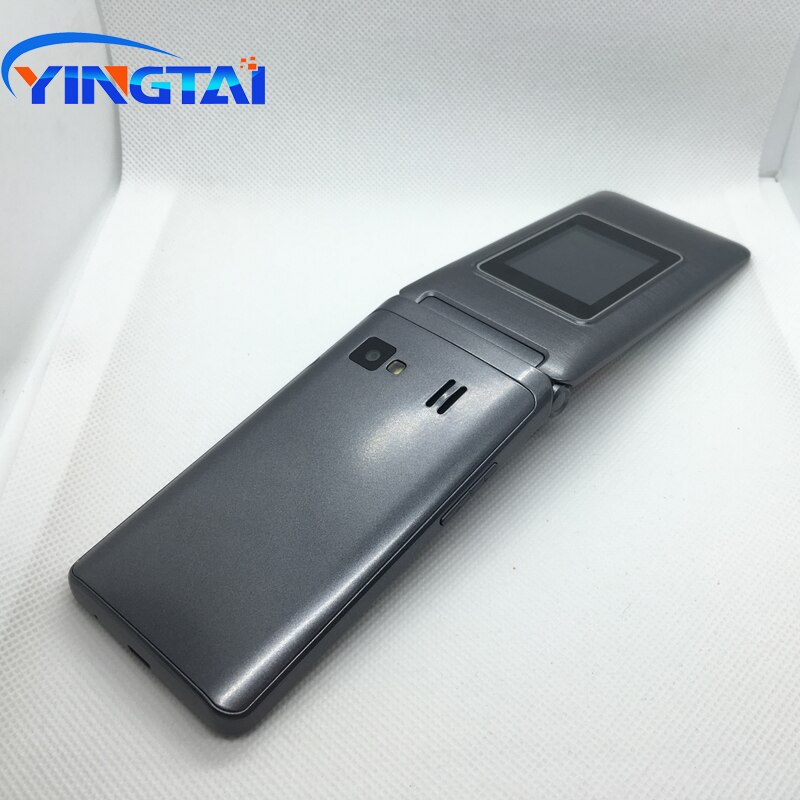 Yingtai T39D Flip Mobiele Telefoon Dual Screen Dual Sim Mtk Drukknop Telefoon Celular Clamshell Mode Toetsenbord Telefoon Bluetooth