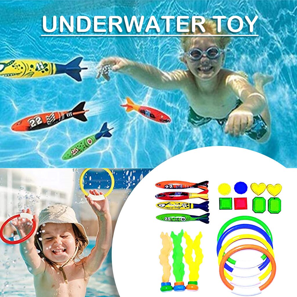 Unterwasser Schwimmen Tauchen Pool Spielzeug Für Baby Weihnachten Ringe Tauchen Sticks Und Mit Set Bundle Mädchen Weihnachten