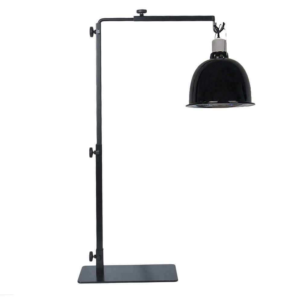 Reptile Lamp Stand Heating Lamp Holder Adjustable Telescopic Metal Light Hanger Holder