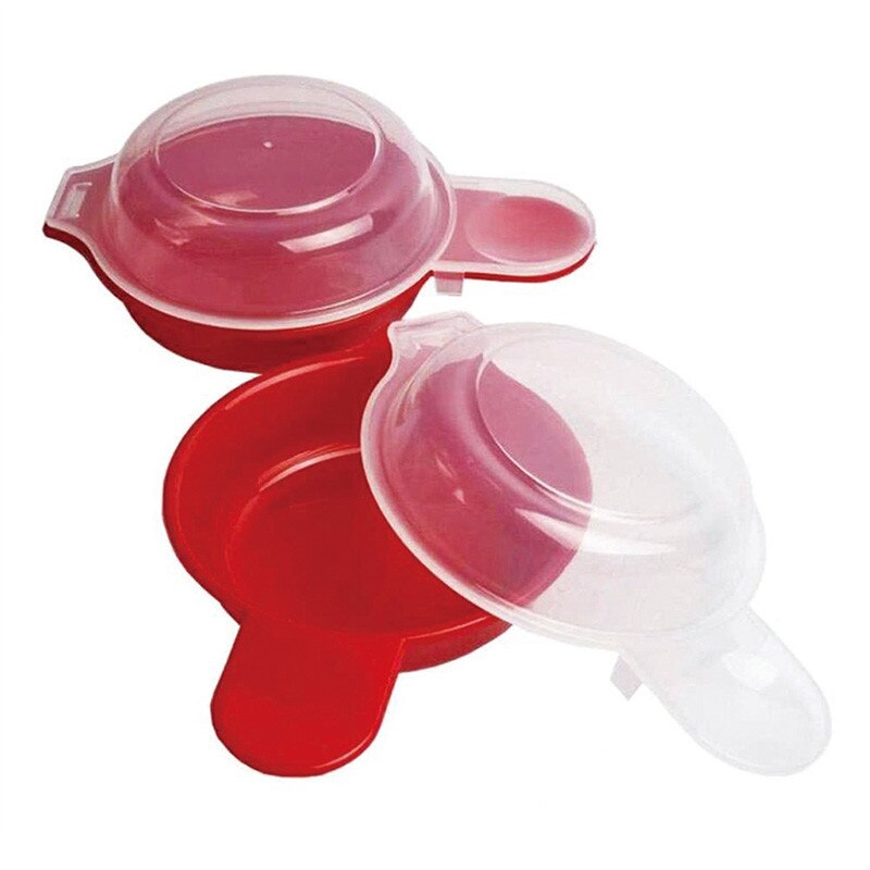 2Pcs/set Easy Cooking Tool Microwave Cheese Egg Cooker 1 Minute Fast Egg Hamburg Omelet Maker Kitchen Cooking Tool: 2 PCS