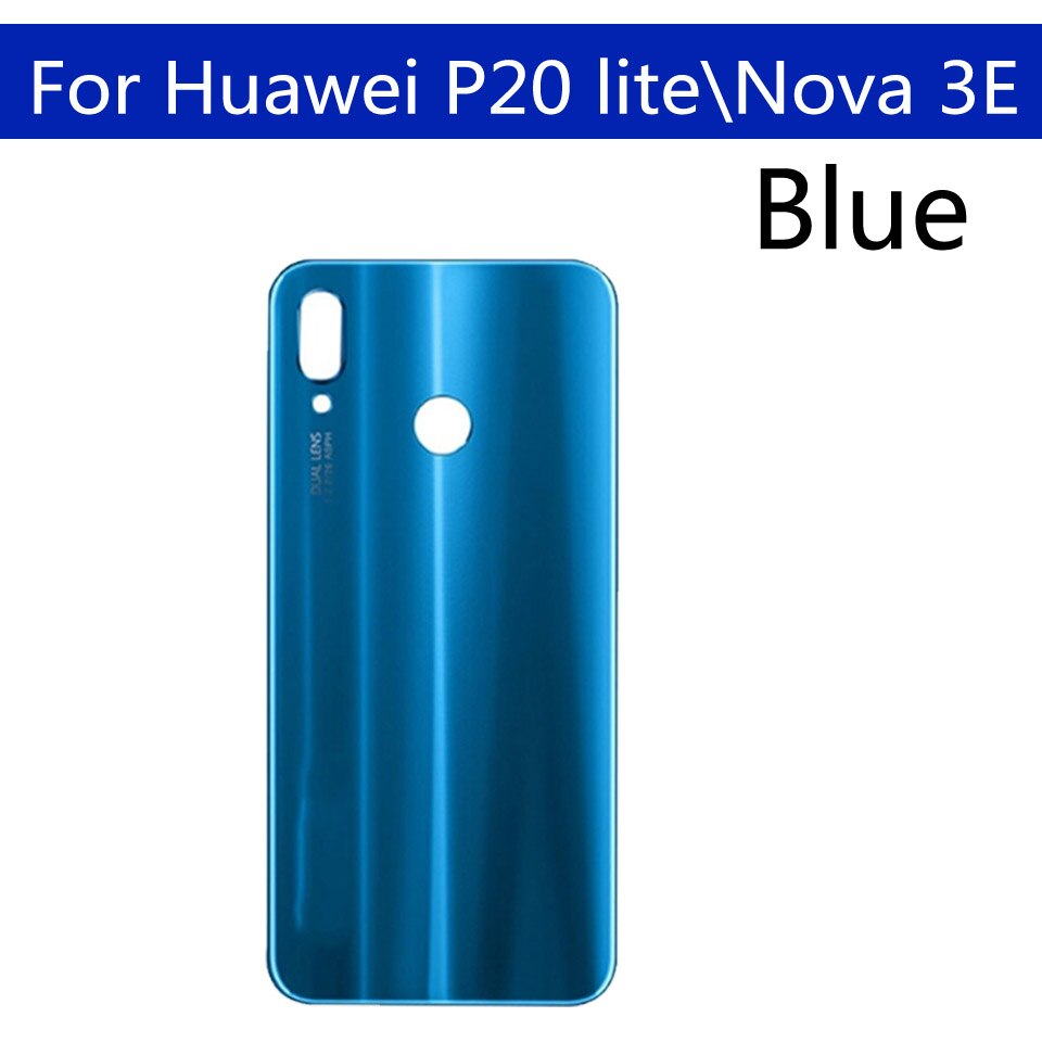 Back Glass For Huawei-P20 Lite Battery Back Cover Replacement For Nova 3E / P20 Lite Housing Chassis Shell replacement