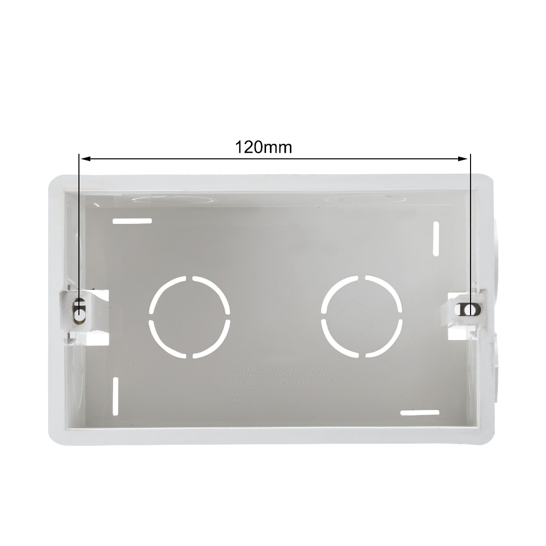 uxcell Wall Switch Box Outlet Cassette Concealed Mounting Single Gang
