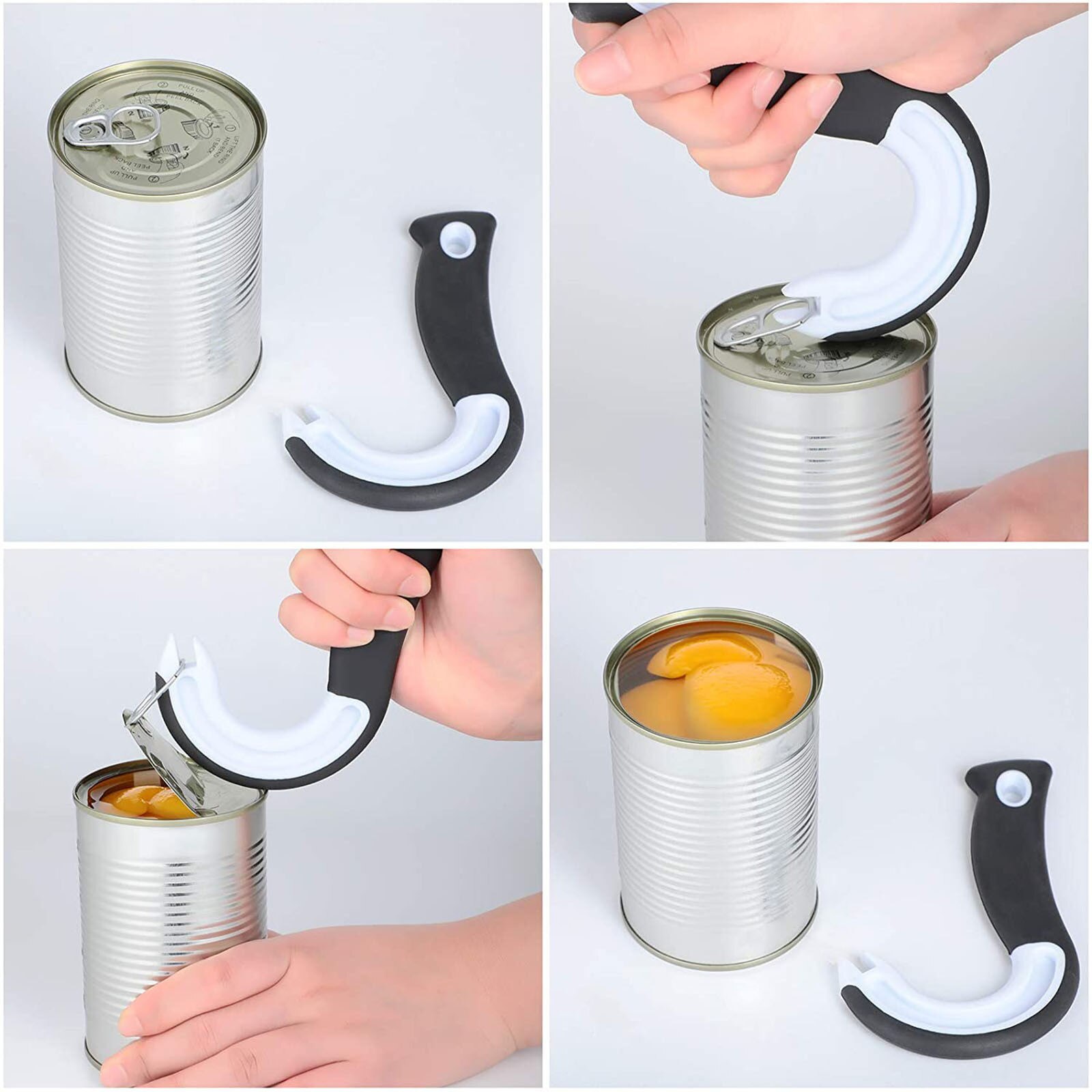 1 Pieces Easy Open Ring Pull Can Opener Easy Grip Opener Ring-Pull Helper for Ring Pull Tab Cans Tins Bottles Kitchen Tools