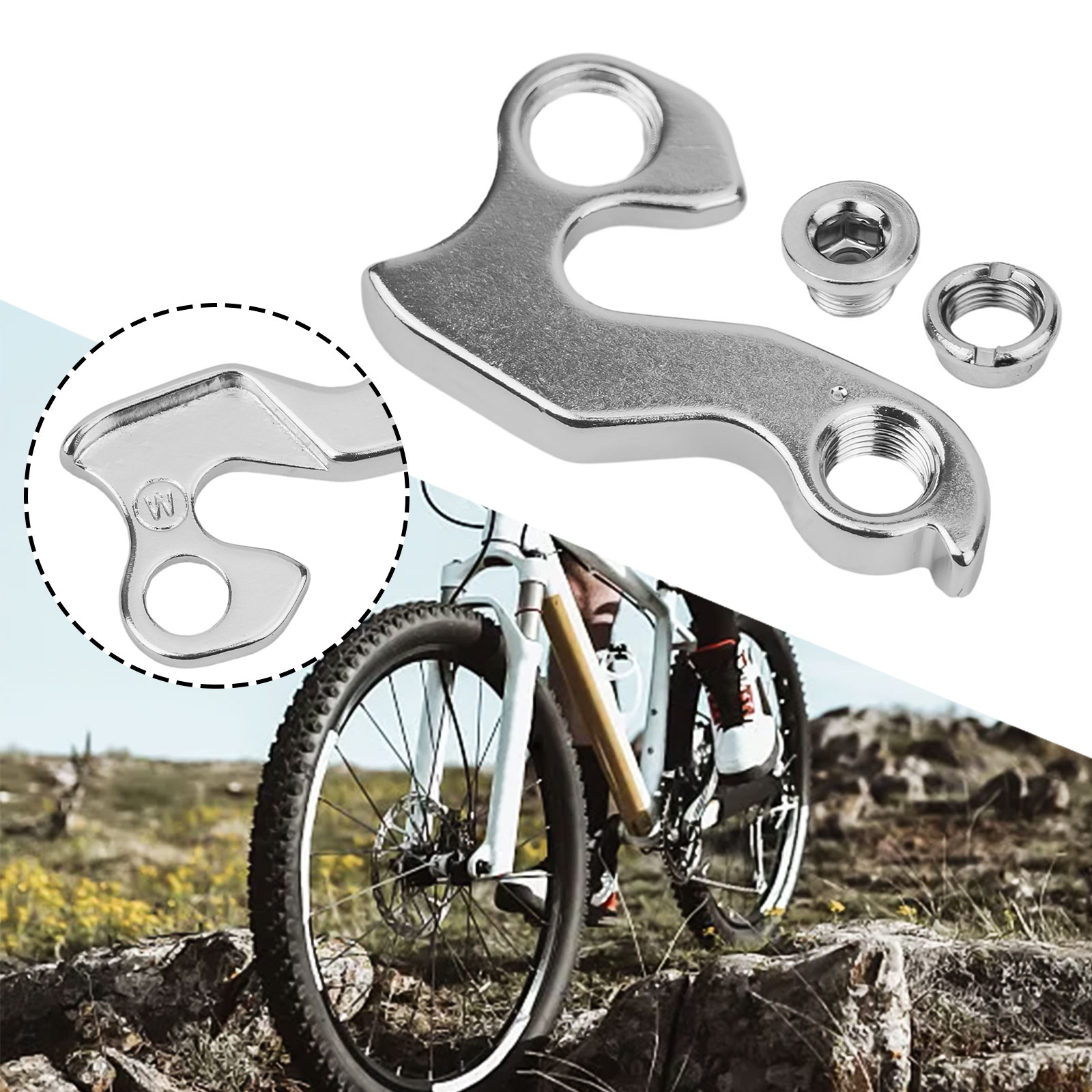 Desviador trasero de engranaje de bicicleta, colgador Mech para bicicleta Bianchi, reemplaza piezas, desviador trasero de engranaje de bicicleta, colgador Mech