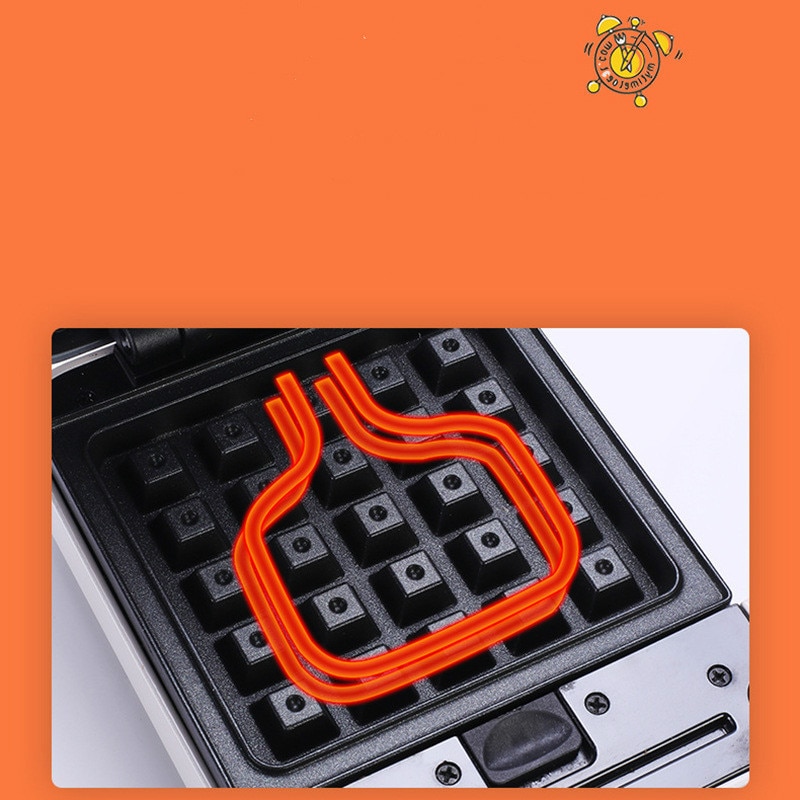 Touch section Breakfast machine home mini touch temperature control waffle toast toaster net red light food multi-function heati