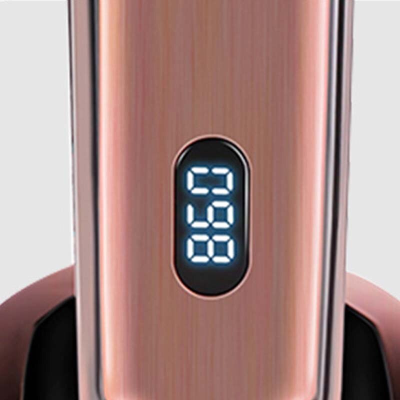 Tondeuse à cheveux de coiffeur tout en métal tondeuse à cheveux électrique professionnelle hommes coupe-cheveux sans fil machine coupe-cheveux base de charge