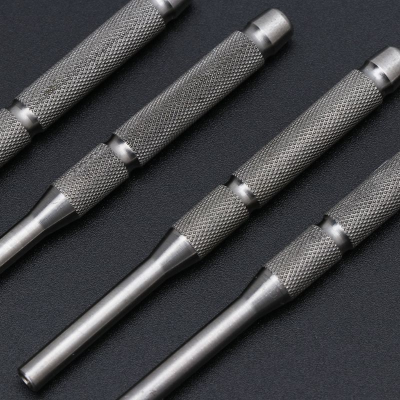 4 Stks/set Rvs Multi Size Hollow End Roll Pin Tool Starter Punch Kits 1/8 "5/32" 3/16 "7/32''