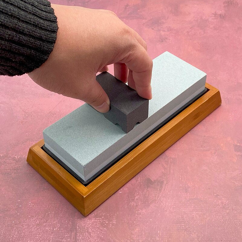 sharpening stone water Whetstone Accessories bamboo base Correction Stone Razor cowhide leather article polishing paste tools