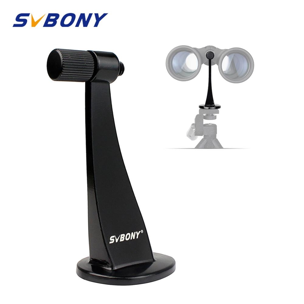 SVBONY Statief Bracket Adapter Verrekijker Monoculaire Telescoop Standaard Draad (Zwart) Full Metal F9109