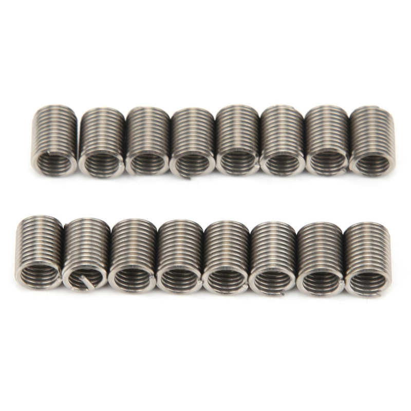 Thread Repair Tool Thread Inserts High‑Strength Stainless Steel 100 Packs for Machine DIY Handcraft
