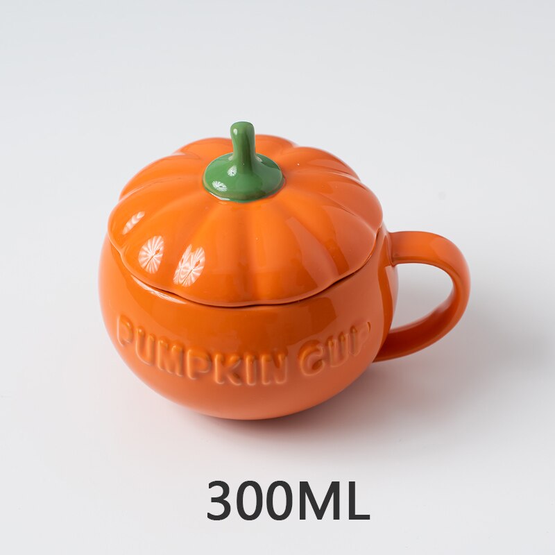 Décoration Halloween Thanksgiving Automne Cocotte En Fonte émaillée Citrouille - 1,32 L - Pour Four Et Cuisinière Cocotte Citrouille Fonte émaillée