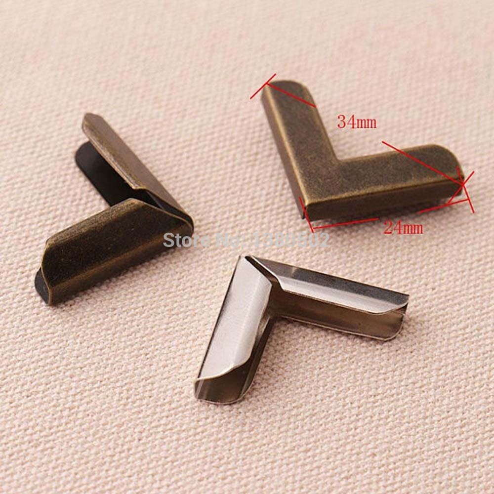 Cadre Photo de livre en métal 24mm | 50 pièces/lot, protection de coin pour menus et coins, Scrapbooking