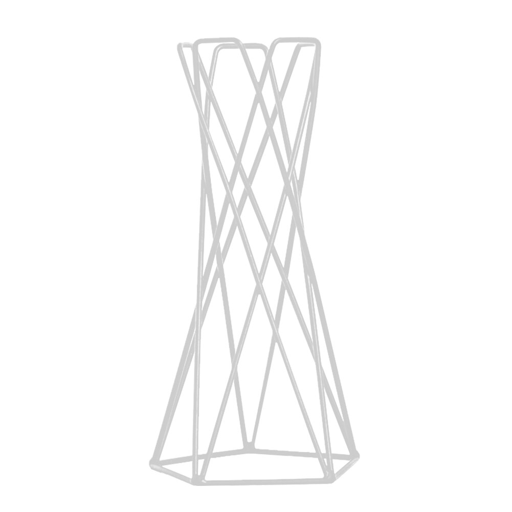 Tillandsia balkon kantoor luchtplant houder ijzeren kunst stabiele tuin bureaublad bloempotten standaard ornamenten huisdecoratie scandinavische stijl: Wit