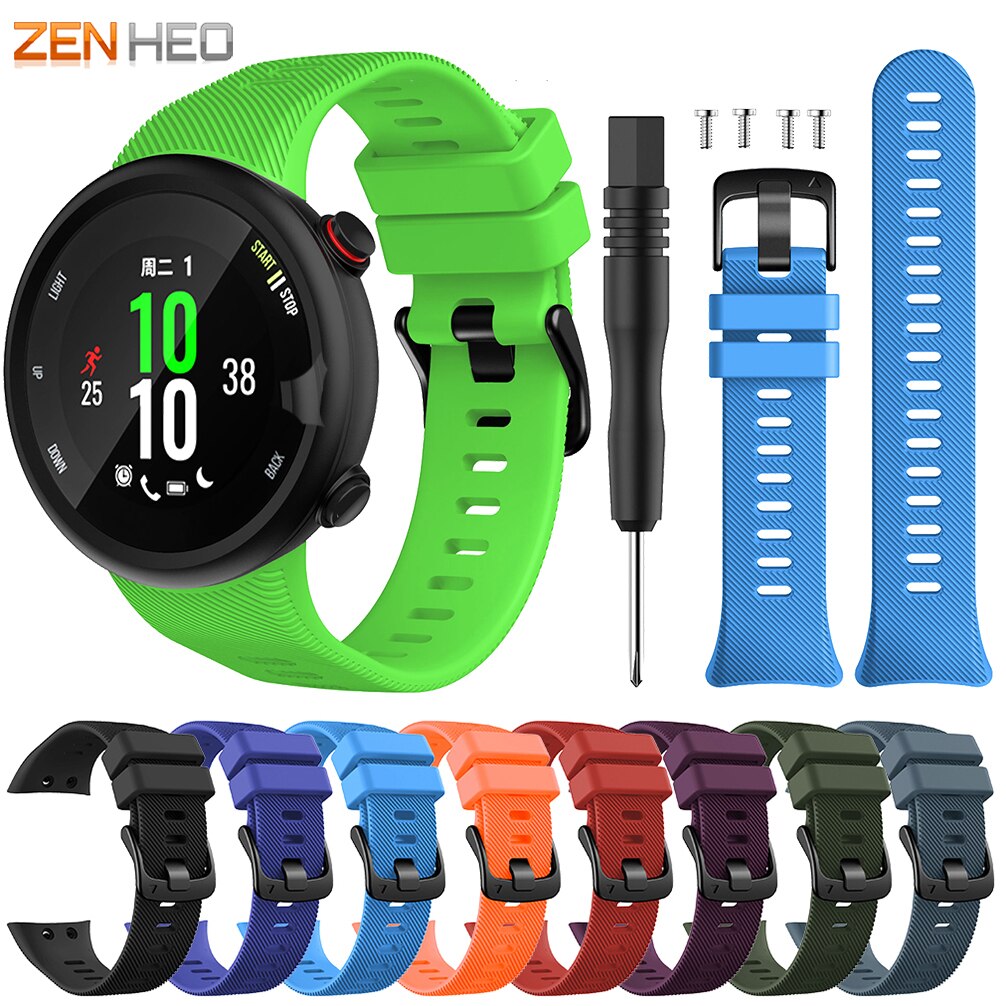 For Garmin Swim 2 Smart Watch Band Replacement Silicone Wrist Strap for Garmin Swim 2 Watchband