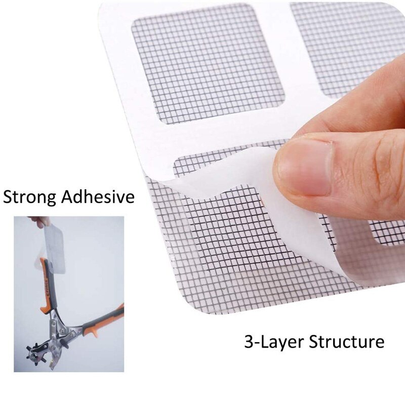 Lot De 8 Patchs De Réparation De Cloison Sèche En Aluminium De 10,2 Cm - Autocollant En Maille De Fibre De Verre - Pour Réparation Rapide De Trous Muraux - Pour Cloison