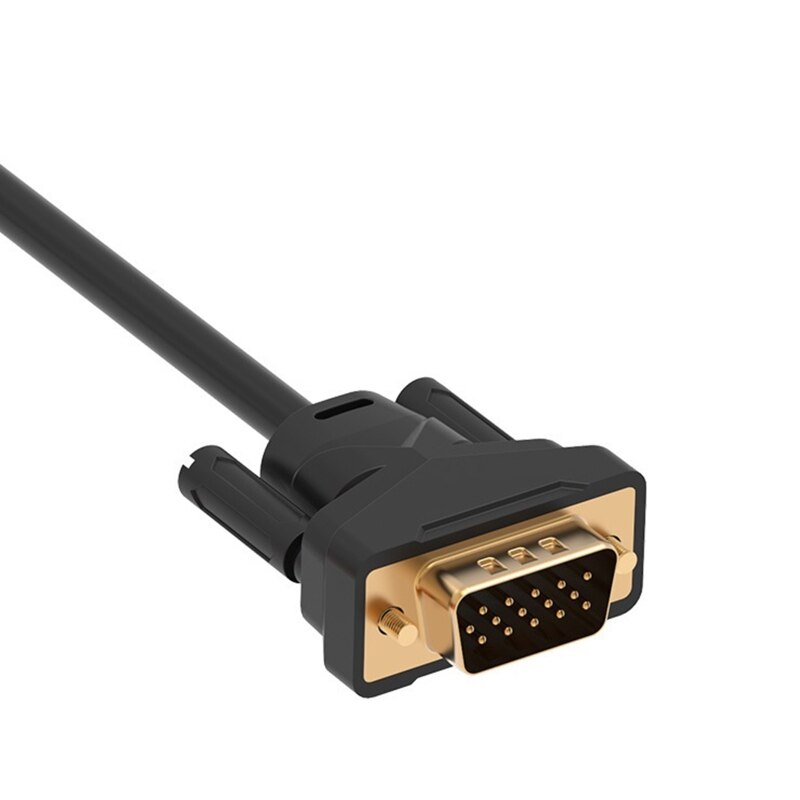 R9JA 1080P VGA Splitter Converter 2-in-1 VGA Converter for Computer PC Laptop Monitor