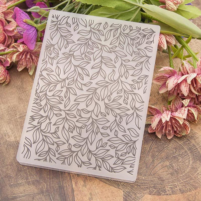 DIY Scrapbooking Plastic Bloem Embossing Map Sjabloon voor Album Card Tool Fondant Cake Decorating Gereedschap