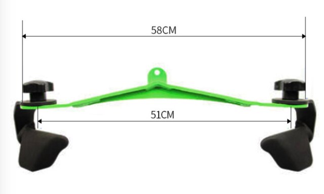 Training back muscles rowing high position pull down low pull handle fitness equipment pull back handle pull back trainer: 3