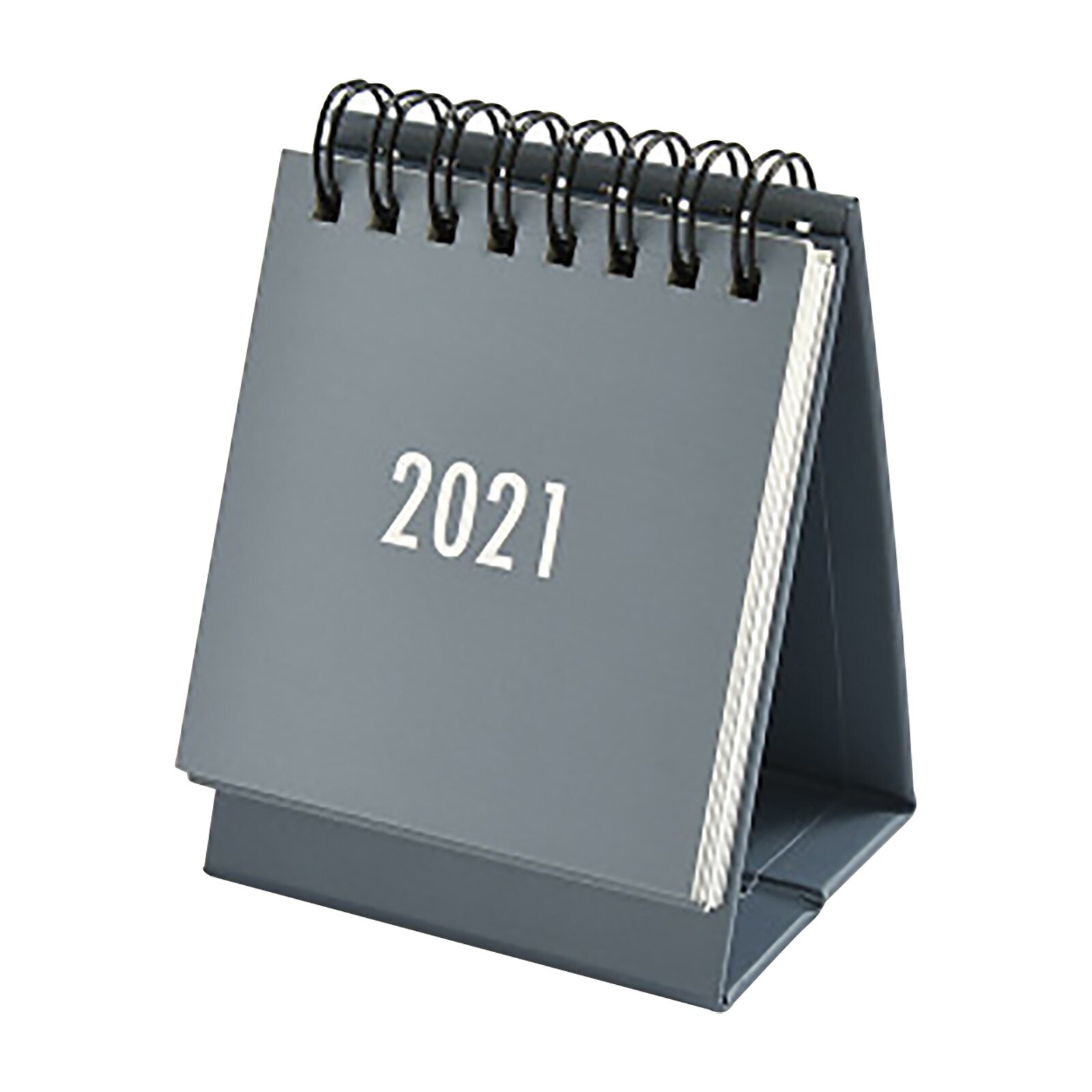 Simple Morandi mini Desktop Paper simple Calendar dual Daily Scheduler Table Planner Yearly Agenda Organizer Calendars: C