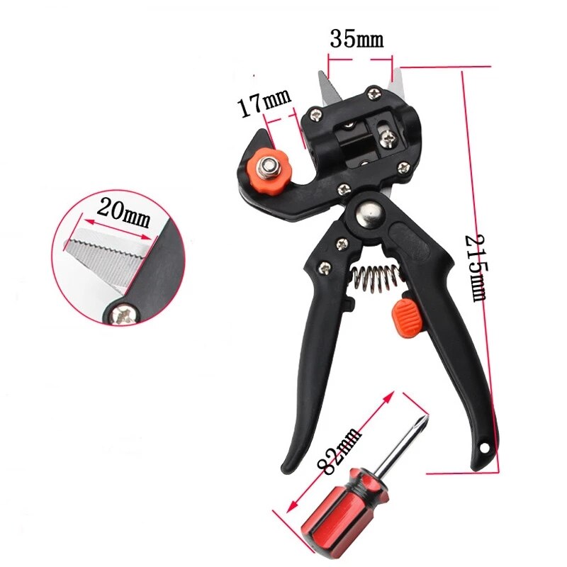 Grafting Pruner Tool Garden Fruit Tree Branch Cutter Secateur Pruning Plant Shears Grafting Scissor