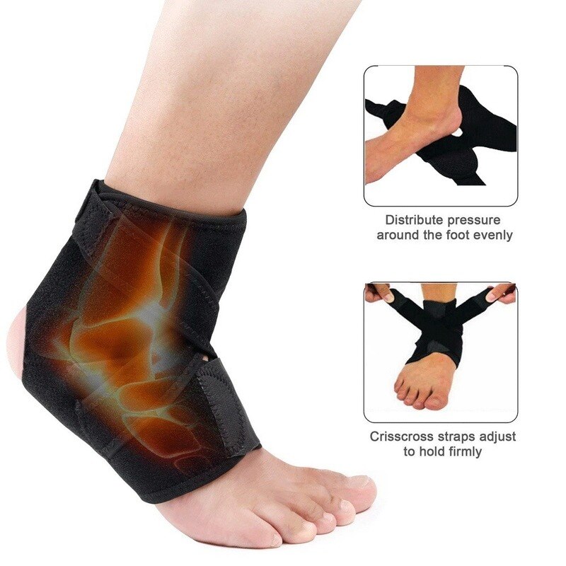 1pcs Ankle Splint Bandage Ankle Support Protector For Arthritis Pain Relief Guard Foot Splint Sprain Injury Wraps Ankle Brace js