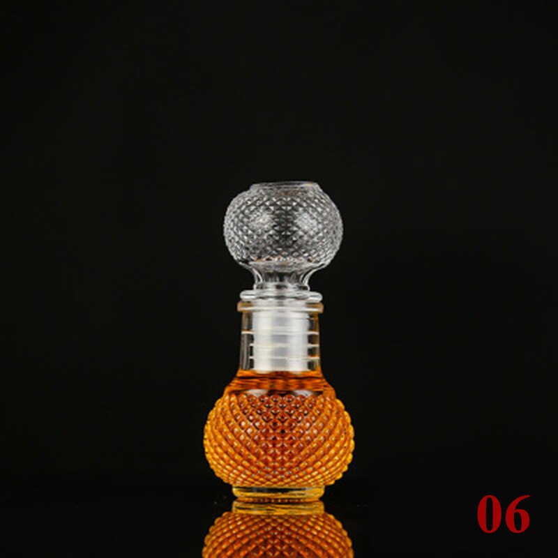 1 pièces petite maison fête whisky bouteille de vin clair vin décanteur GLA-137: 06